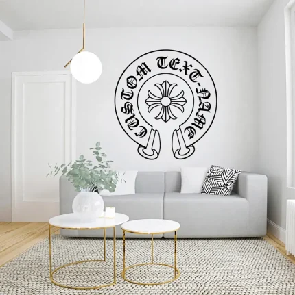 Custom Chrome Name / Text | High Fashion Wall Art