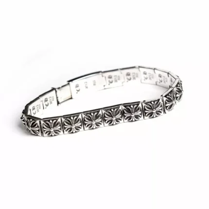 CH PLUS SQUARE PATTERN BRACELET