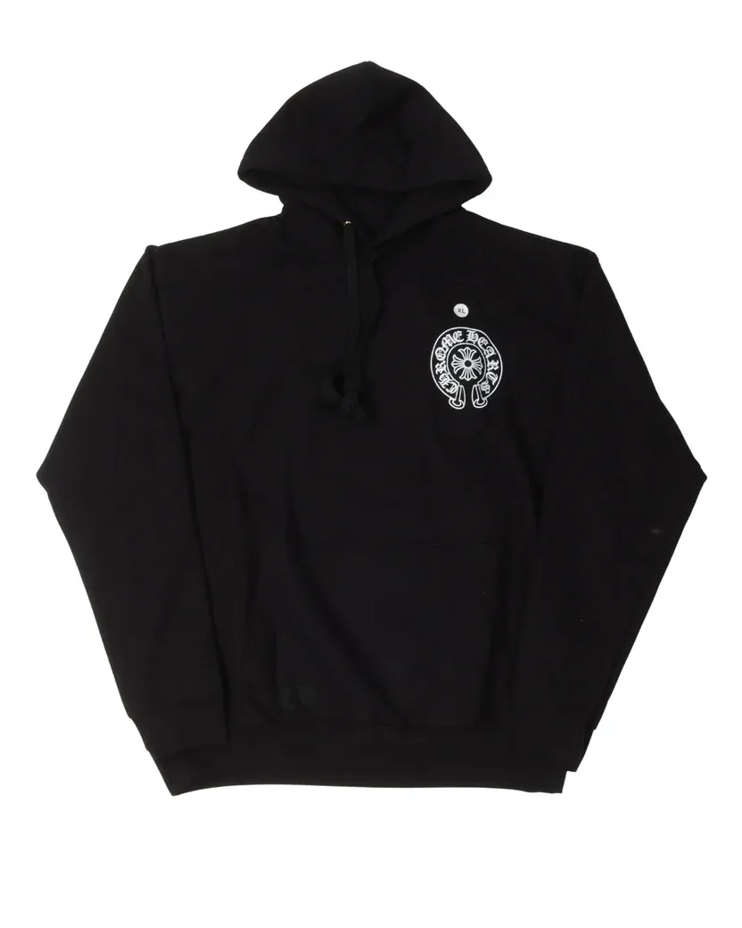 Chrome Hearts Los Angeles Exclusive Horseshoe Logo Pullover Hoodie Chrome Hearts Los Angeles Exclusive Horseshoe Logo Pullover Hoodie