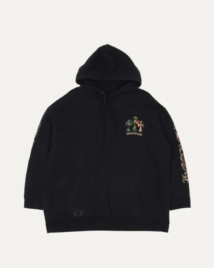 Chrome Hearts Camouflage Cemetery Cross Pullover Hoodie