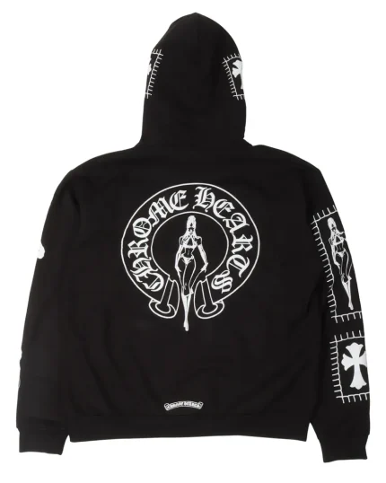 Chrome Hearts Deadly Doll Horseshoe Hoodie