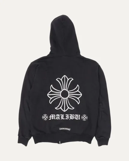 Chrome Hearts Malibu Thermal Zip Up Hoodie
