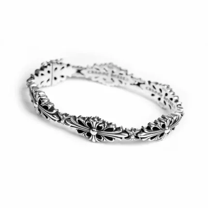 CH DOUBLE CROSS PATTERN BRACELET