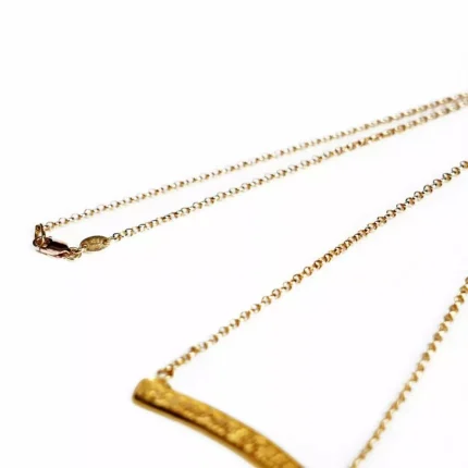 CH 22K GOLD CH LOGO NECKLACE
