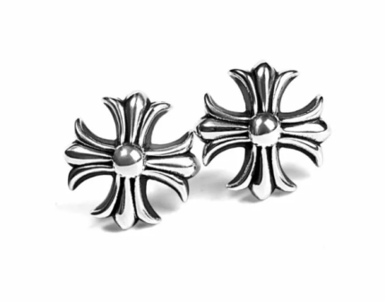CH CROSS CUT OUT STUD EARRING