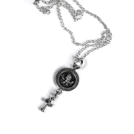 CH ANGEL MEDALLION BABY CROSS CHARM