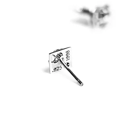 CH PYRAMID PLUS STUD EARRINGS