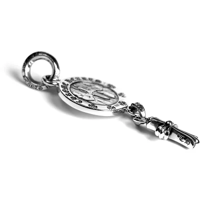 CH ANGEL MEDALLION BABY CROSS CHARM