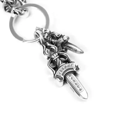 CH DOUBLE DAGGER KEY RING