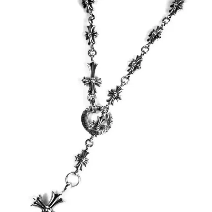 CH CROSS AND BABYFAT CHARM WITH TINY E CH PLUS CHALK CHAIN