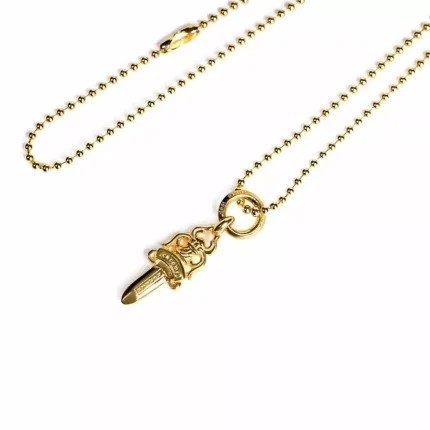 CH 22K GOLD DAGGER PENDANT