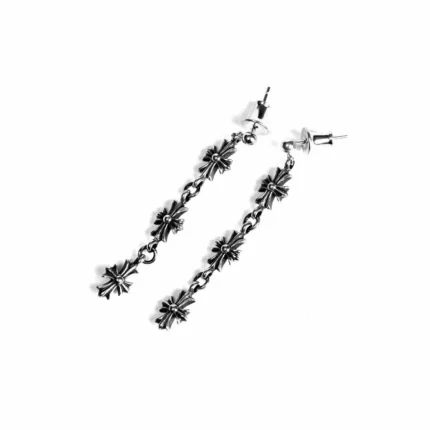 CH 3 DROP CROSS EARRING