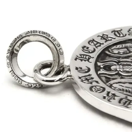 CH ANGEL MEDALLION BABY CROSS CHARM