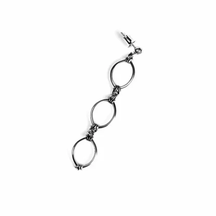 CH TRIPLE DROP HOOP EARRING